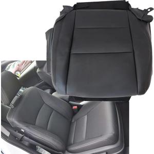GXARTS Front Passenger Side Bottom Leather Replacement Seat Cover Black Compatible with Honda Accord Sedan 2008 2009 2010 2011 2012