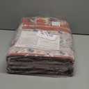 Zedrew 5x7 Washable Area Rugs for Living Room, Non-Slip Rug for Bedroom Non Slip Floral Vintage Print Rug Low Pile Carpet for Dining Kids Room Playroom Nursery Home Decor (Red, 5x7)