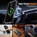 360 Protection Magnetic for iPhone 16 Pro Case Built-in 9H Privacy Screen Protector & Metal Stand[Fit for Magsafe][Anti-Spy][Lens Protector] Heavy Duty Shockproof Phone Case for iPhone 16 Pro