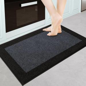 Machine Washable Kitchen Rug 24" x 36", Non Slip Kitchen Mat for Floor, Absorbent Entrance Throw Rug for Bedroom, Hallway, Bathroom, Door