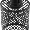 WOERFU E26 to E26 Edison Light Fixture Vintage Black Metal Cage Light for Wall Sconce Pendant Floor Lamp & Ceiling Light Fixture