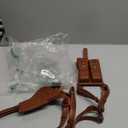 Shoulder Holster for Concealed Carry,Yigerlee Adjustable Vertical Gun Holster with Double Magazine Pouch,Made from Soft Microfiber Leather, Fits 1911, Glock 17/19, Beretta 92FS and More Pistol