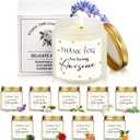 Fumete 10 Pcs Thank You Candles Bulk Teacher Candle Thank You for Being Awesome Scented Candles Inspirational Gifts for Women Secretaries Appreciation Gifts Employee Team Nurses(Fresh) (White)