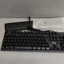 RedThunder K10 Wired Gaming Keyboard and Mouse and Wrist Rest Combo, RGB Backlit, Mechanical Feel Anti-ghosting Keyboard + 7D 7200 DPI Mice+Soft Leather Wrist Rest 3 in 1 PC Gamer Accessories(Black)