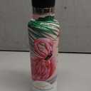 Water Bottle Stainless Steel with Straw | Wide Mouth Double Insulated | Cute Flamingo Gifts for Women | Easy Sip | Leak Proof Lid | BPA Free | Hot and Cold | Free Ice Tray and Pipe Cleaner | 25 oz