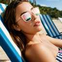 Sunglasses-women Polarized Sunglasses-womens: Trendy Sun Glasses polarized UV400 Protection Fashion Sun glasses