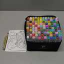 JACK BROWN 120 Colors Alcohol Markers Set with Fine & Chisel Dual Tip - Professional Art Markers for Adults & Kids, Perfect for Drawing, Sketching, Coloring & Animation - Includes Durable Marker Case