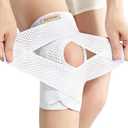 Galvaran Knee Brace with Side Stabilizers for Meniscal Tear Knee Pain ACL MCL Arthritis Injuries Recovery, Breathable Adjustable Knee Support for Men and Women Size: Small