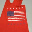 Ithalt Womens American Flag Shirts 4th of July Outfits USA T-Shirt Patriotic Tank Shirt Fourth of July Sleeveless Tops, M