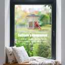 2 Pack Solar Bird Feeders for Outdoors Hanging - Attract Wild Birds & Cardinals, Elegant Minimalist Design, Garden Dcor, Unique Gift