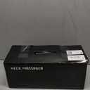 AERLANG Shiatsu Back and Neck Massager, Back Massager Deep Tissue Kneading Neck and Shoulder Massage with Heat, Electric Massage Pillow Fathers Day Gift Ideas from Daughter Son(NOT Cordless) (Black)