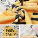 New Mom Gifts Blanket - Mama Daily Affirmations Throw 50x60'', Postpartum Self Care Inspirational Gift for Mommy to Be, Birthday Christmas Blanket for Mom