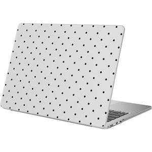 Compatible with MacBook Air 13 inch Case M1 A2337 A2179 A1932 2022 2021 2020 2019 2018 Release, Cute Black Polka Dot Protective Hard Shell Matte Cover for MacBook Air 13.3 inch