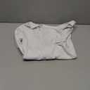 Roselux Womens Long Sleeve Scoop Neck Ribbed Knit Fitted Casual Tops Tee Slim Basic Shirts (Medium, White)