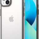 PATCHWORKS Lumina Designed for iPhone 13 5G Case 6.1 inch (2021) Diamond Crystal Clear Never Yellow Shockproof Hard Back Slim Thin Protective Soft Flexible Protector Transparent - Black