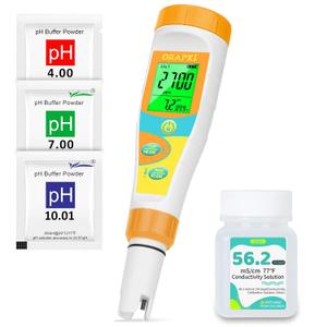 pH Meter Salinity Tester for Saltwater Aquarium Simultaneous Display of pH Salt for Saltwater Pool Update Aquarium pH Tester pH and Salt Meter for Saltwater Aquarium Reef Tanks Koi Pond