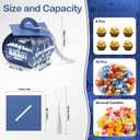 2 x COTOPHER 36 Pcs Graduation Cap Gift Boxes with Tassel, Class of 2026 Graduation Candy Boxes Centerpieces for Tables Party Decorations, Mini Treat Chocolate Box Graduate Favors Supplies