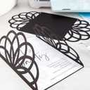 Astrodesigns Crafting Cardstock, 12" x 12", 65 lb/176 gsm, Very Black, 60 Sheets (91523)