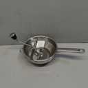 Potato Ricer Stainless Steel Potato Masher Mashed Potato Making Tool Manual Masher Food Mill for Commercial And Home(Silver)