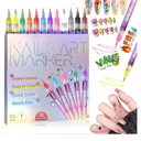 12 Colors Nail Art Pens Set,Fine Tips 3d Nail Art Pens 3d Quick-Dry 0.5mm Nail Polish Pens,Diy Nail Art Marker Graffiti Dotting Pen For Nails Art Design Manicure Nail Diy Decoration