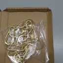 8pcs Metal Keychain Key Ring Keyring Carabiner Clip Keychain Holder Organizer for Home Car Key Finder Wallet Charm Lanyard Hook for Men Women (Gold)