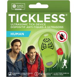 Tickless Human Ultrasonic Tick Device | Free of Fragrances and Odors | Protection for Adults and Children | Lasts 6 Months | Goes on Backpack, Shoes | Hiking, Walking, Cycling and Other Activities