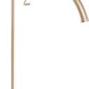 Eyelash Lamp - Dimmable LED Floor Lamp Lash Light for Eyelash Extensions, Salon SPA, Esthetician, Tattoo Artists - Rotating Half-Moon Head, Shadowless Lighting, Adjustable Brightness (Gold) (23 Inch- Gold)