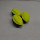 8.5" Foam Spiral Football PU Coated High Density Soft Balls, Set of 3, for Kids Sports Training Practice Indoor Outdoor Play