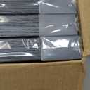 Large Framed Abstract Wall Art - Natural Framed Canvas Pictures for Living Room Modern Canvas Prints Grey Blue for Bedroom, Black Float Frame Art for Home Office Kitchen Decor 16" X 24" X 3pcs