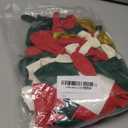 Christmas Balloons Arch Kit Garland, 131Pcs Red Green White Balloons Different Size, Red Green Gold Latex Balloons for Christmas New Years Party Decorations