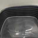 Arm & Hammer Rimmed Cat Litter Box with High Sides and Microban, Made in USA