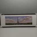 upsimples 10x30 Picture Frame, Display Pictures 8x24 with Mat or 10 x 30 Without, Wall Hanging Panoramic Frames, Black, 1 Pack