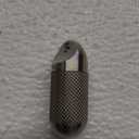 Titanium Keychain Pill Holder Waterproof Lightweight Portable Pocket Mini Pill Case for Emergency Medicine Travel Fits Daily Purse Wallet Small Pill Box Containers (Large)