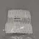 Pull-tite Security Seal Tamper Resistant Tags Plastic Padlock Sign Ties Numbered 100 Pieces/Bag (White, 100pcs)
