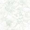 Dimoon 393"x17.3" Peel and Stick Wallpaper Green Floral Contact Paper White Boho Modern Wallpaper Removable Self Adhesive Flower Wall Paper for Kitchen Bathroom Bedroom Cabinets Thicken Vinyl Roll