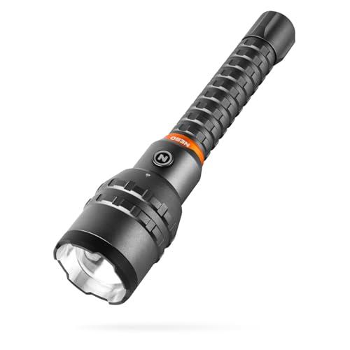 NEBO 12K Flashlight & Portable Charger | 12000 Lumens, 5 Light Modes, Rechargeable, Waterproof & Impact Resistant, Powers USB Devices, Great for Hunting & Camping, Includes USB-C Charging Cable