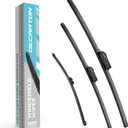 3-Piece Wiper Blades for Volvo XC70 2008 2009 2010 2011 2012 2013 2014 2015 2016 Replacement for All-Season Front and Rear Original Equipment Windshield Wipers Set