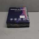 MAXEVE Electric Heated Throw Rabbit Faux Fur Blanket with 8 Heating Levels & 8H Auto Off, Fast Heating Warm Cozy Sherpa Washable Electric Blanket with Over-Heat Protection, ETL Certification, Purple