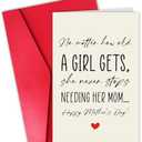 Pack of 2 CSMOSJgreetings Happy Mother’s Day Card for Mom, Funny Mothers Day Card from Daughter, Lovely Mothers Gift for Mama
