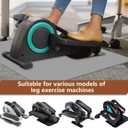 Non-Slip Mat for Ellipse Leg Exerciser Machine, 23.619.6 in Leg Exerciser Mat for Under Desk Elliptical Pedal Exerciser, Elliptical Machine Accessories Workout Equipment Mat Floor Protection