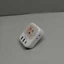 Australia Plug Adapter, TESSAN Australian Power Adaptor with 4 Outlets 3 USB Charging Ports (1 USB C), Type I Travel Plug for US to New Zealand China Argentina Fiji AU, 2 Pack