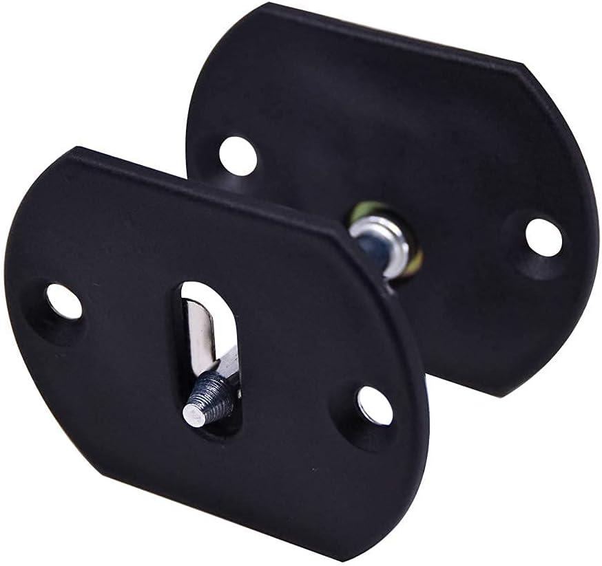 4 Sets Furniture Connector Pin Style Replacements Part Sofa Couch Sectional Connectors Black