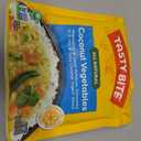 Tasty Bite Hot & Spicy Coconut Vegetables, 10 Ounce, Pack of 6, Ready to Eat, Microwavable Entree, Vegetarian,  BB: March 21, 2027