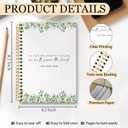 huester Christian Notebook Journal, Joshua 24:15 Bible Scripture Journal, Eucalyptus Botanical Christian Notebooks for Note Taking, Bible Journaling Hardcover Paper Spiral Notebook, 5.5x8.3 Inch