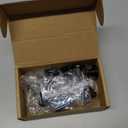 Ravinte 10 Pack Cabinet Knobs Black Kitchen Cabinet Knobs Round Dresser Drawer Pulls Closet Door Pulls 1-1/5 Inch