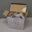 Moxweyeni 48 Pcs Iron Baluster Shoes Stair Flat Shoe with Screw for 1/2 Inch Square Scroll Basket Twist Knuckle Staircase Balusters Metal Spindle Railing, Satin Black