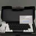 Womier Double Shot PBT Keycaps Set 138 Keys, Cherry Profile Custom Keycaps 60 65 75 100 Percent for 61/64/68/84/87/100/104/108 Retro Gaming Mechanical Keyboard, Black White