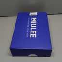 MIULEE Set of 2 Waffle Bathroom Rugs, Boho Bath Rugs Non Slip Washable, Super Absorbent Bath Mats, Ultra Soft Rubber Backed Shower Mats for Bathroom Floor, Tub and Shower, Black, 18x30 Inch