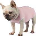 Due Felice Dog Diapers Suit Period Onesie for Female Dog Sanitary Panties Male Doggy Heat Diapers Cover Fit for Small Medium Dogs Pink Dots/M