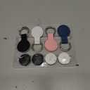 Air Tracker Work with Apple Find My App (iOS Only), 4-Pack Bluetooth + UWB Smart Tag, Include 2pcs Extra Replaceable 2032 Batteries, Silicone Case, Item Locator Finder for Keys Vehicles Luggage Bags